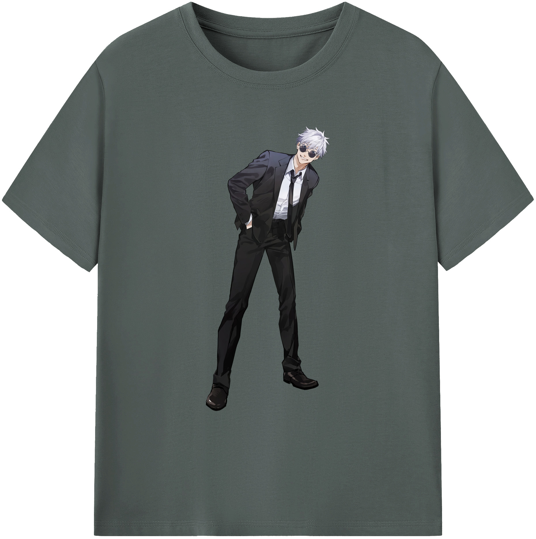 （画像用） 呪術廻戦 Jujutsu Kaisen 綿100％ メンズ半袖Tシャツ｜肌触りやわらか＆通気性